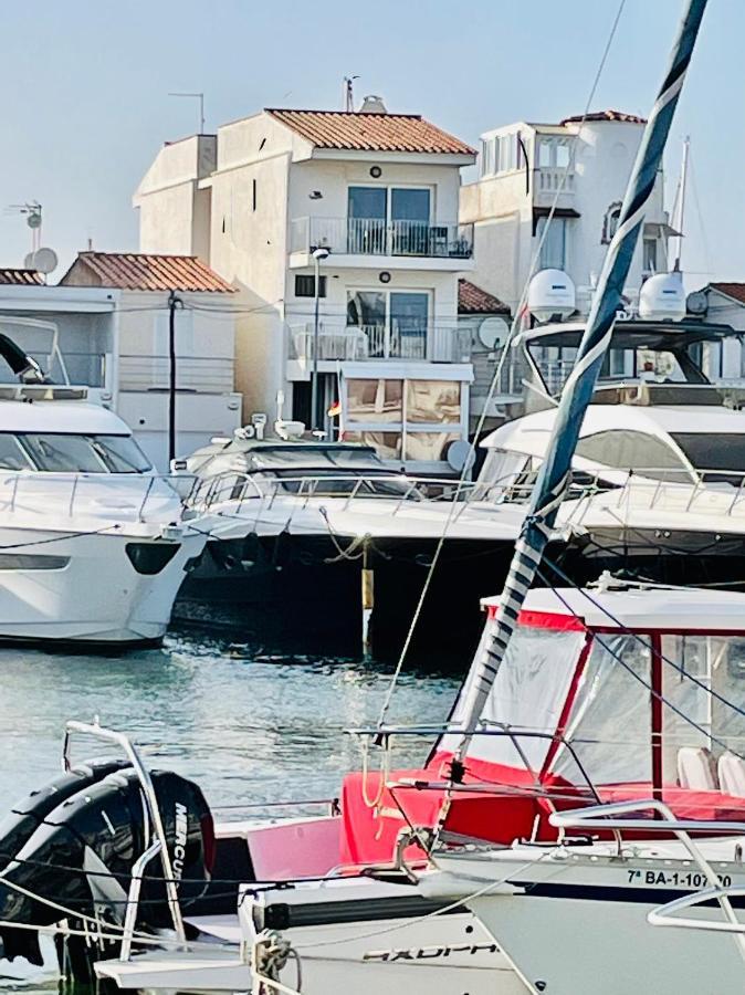엠푸리아브라바 Apt Port Rhodes C, 2 Chbres, 2 Terrasses, Vue Sur Canal Principal De La Marina Et Sur Les Pyrenees 아파트 외부 사진