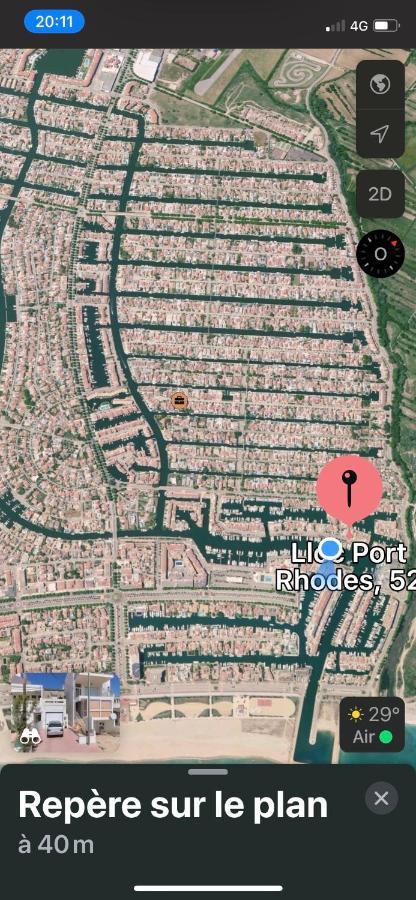 엠푸리아브라바 Apt Port Rhodes C, 2 Chbres, 2 Terrasses, Vue Sur Canal Principal De La Marina Et Sur Les Pyrenees 아파트 외부 사진
